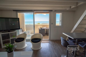 Vias-Plage - Appartement climatisé avec piscine face à la mer